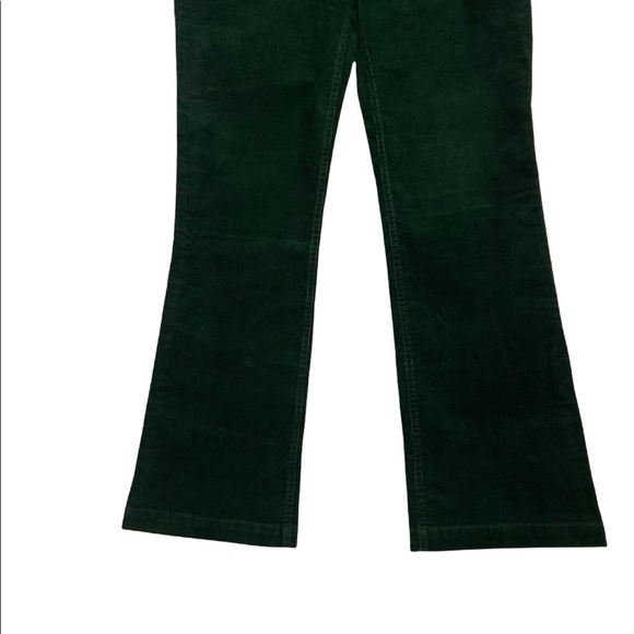 J Crew Green Corduroy velvet Bootcut pants. - Picture 3 of 10